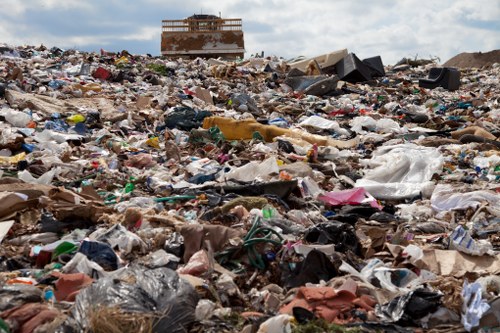 Filling out a skip permit application form
